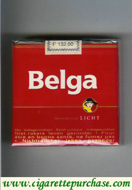 Belga Licht red cigarettes soft box
